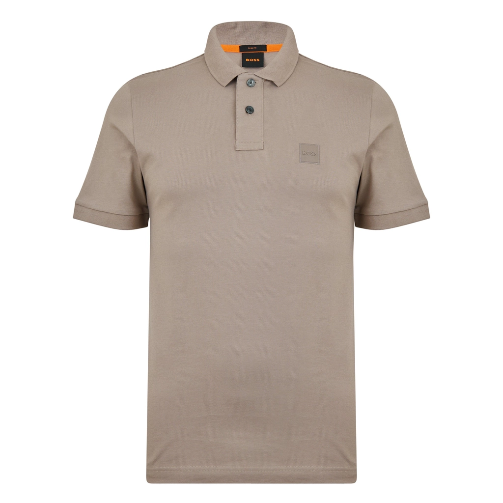 Hugo Boss Passenger Piqué Polo Top - Open Brown